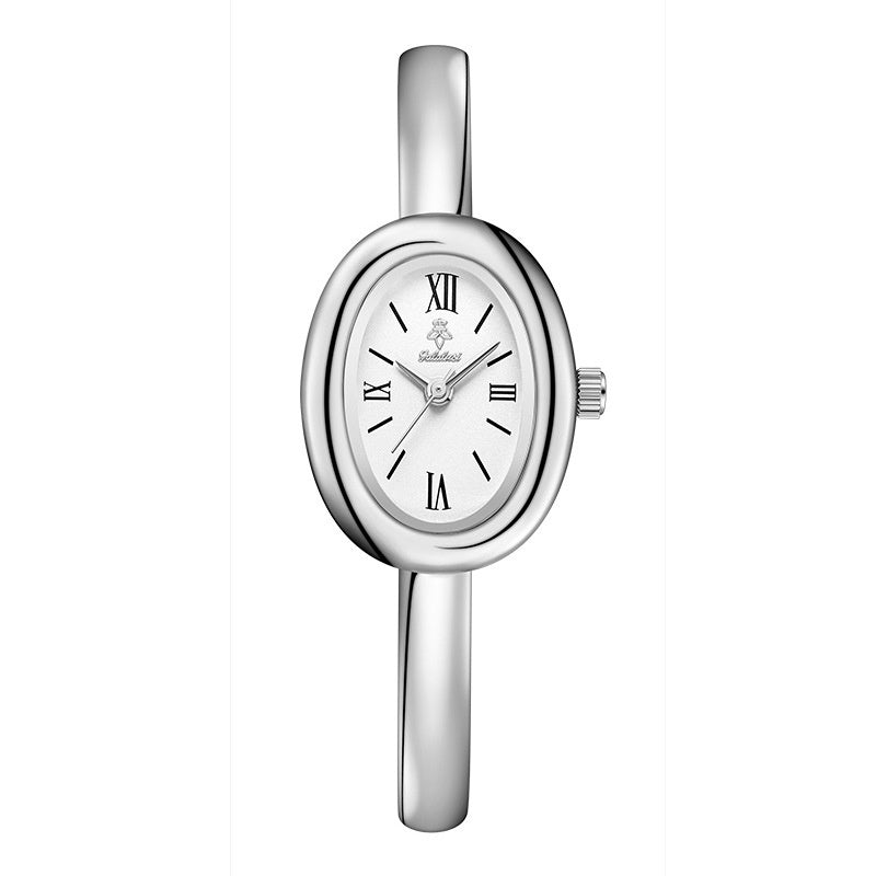 Luxury women's watch with spiral pattern