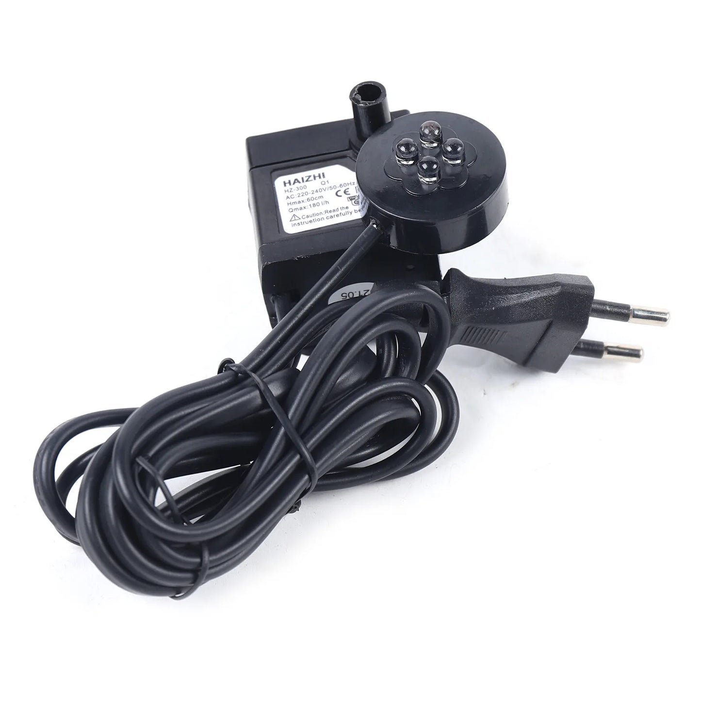 Quiet pump tabletop water fountain for bedroom