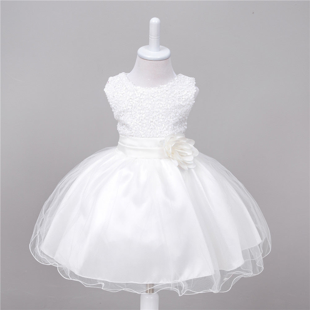 Beautiful Princess Dress for Girls in White best from top 3 latest design