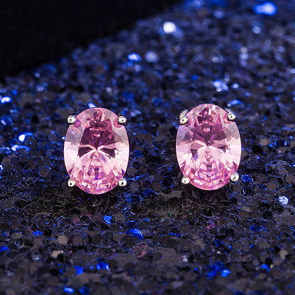 Colorful stud earrings for women