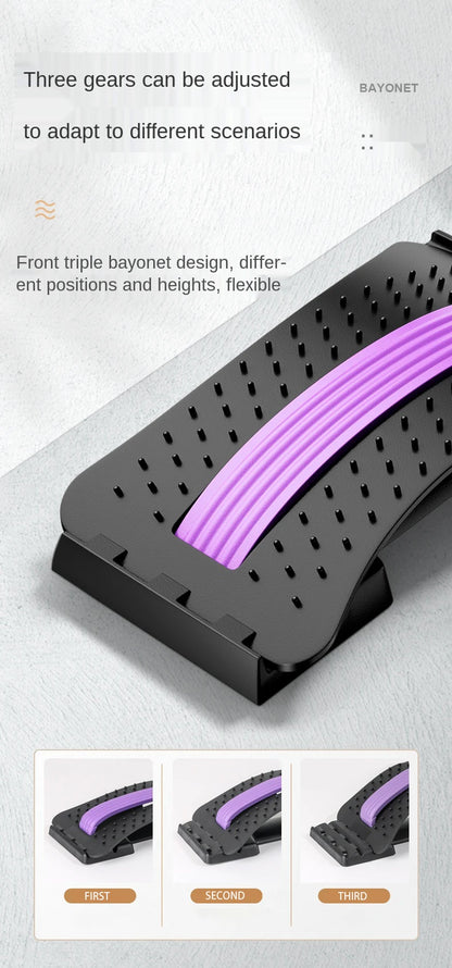 lumbar stretcher - Fitness - Exercise - Lumbar stretching and massage device