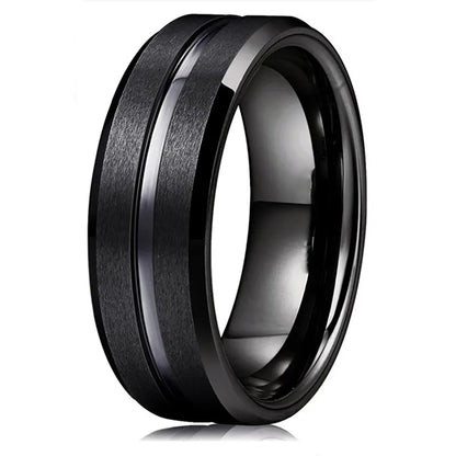 matte finish tungsten - Jewelry - Men-s Tungsten Wedding Band