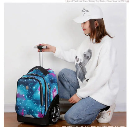 Durable rolling backpacks