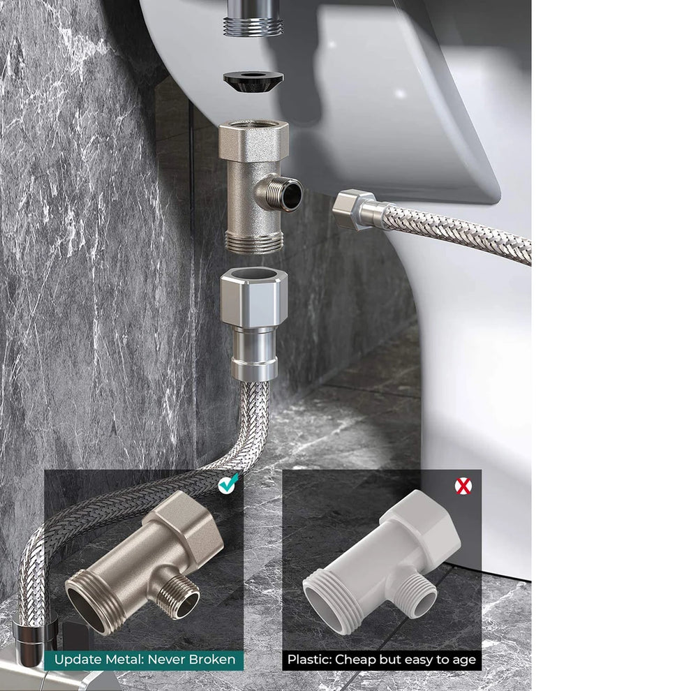 kdmlr bidet hot cold water - Bathroom Accessories - Non-Electric Bidet Toilet Seat Attachment