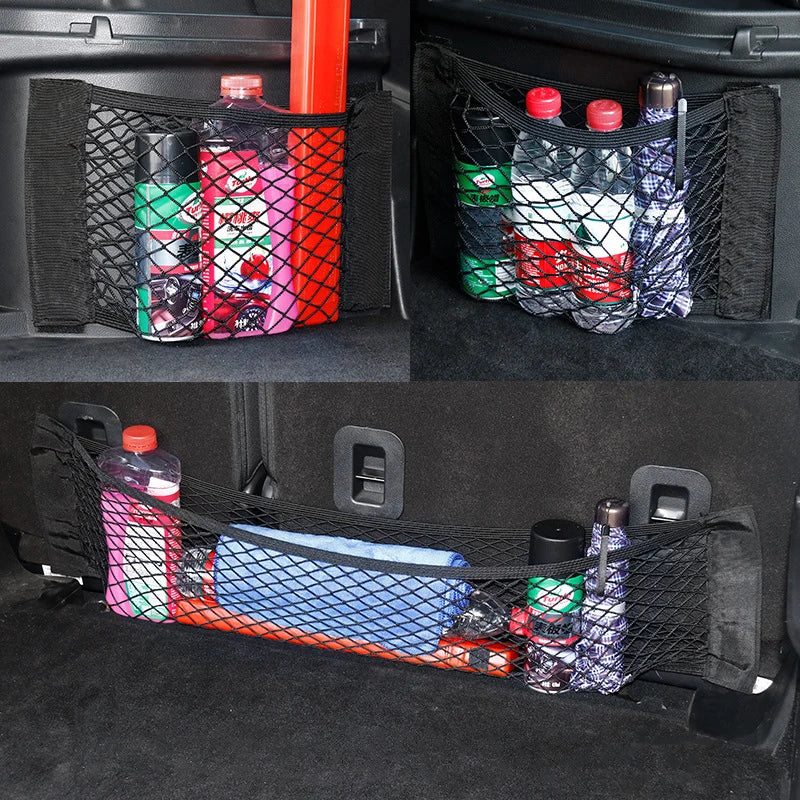 Car organizer multi pocket seat back