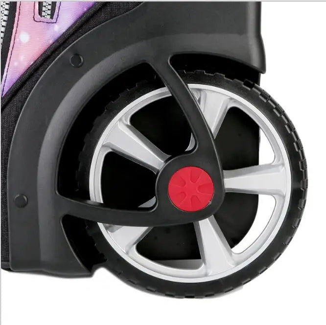 Durable rolling backpacks