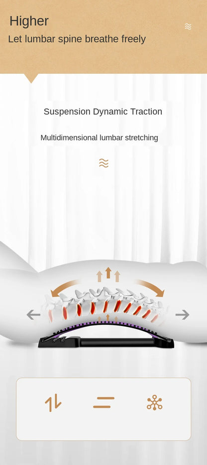 daily lumbar routine tool - Fitness - Exercise - Lumbar stretching and massage device