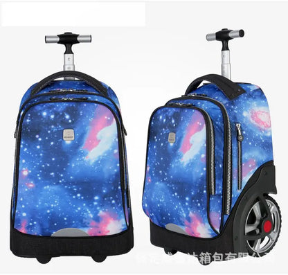 Large wheels school bag for travel