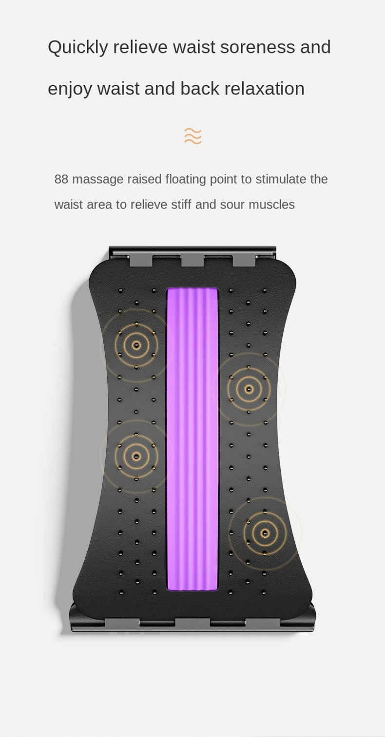 lumbar massage - Fitness - Exercise - Lumbar stretching and massage device