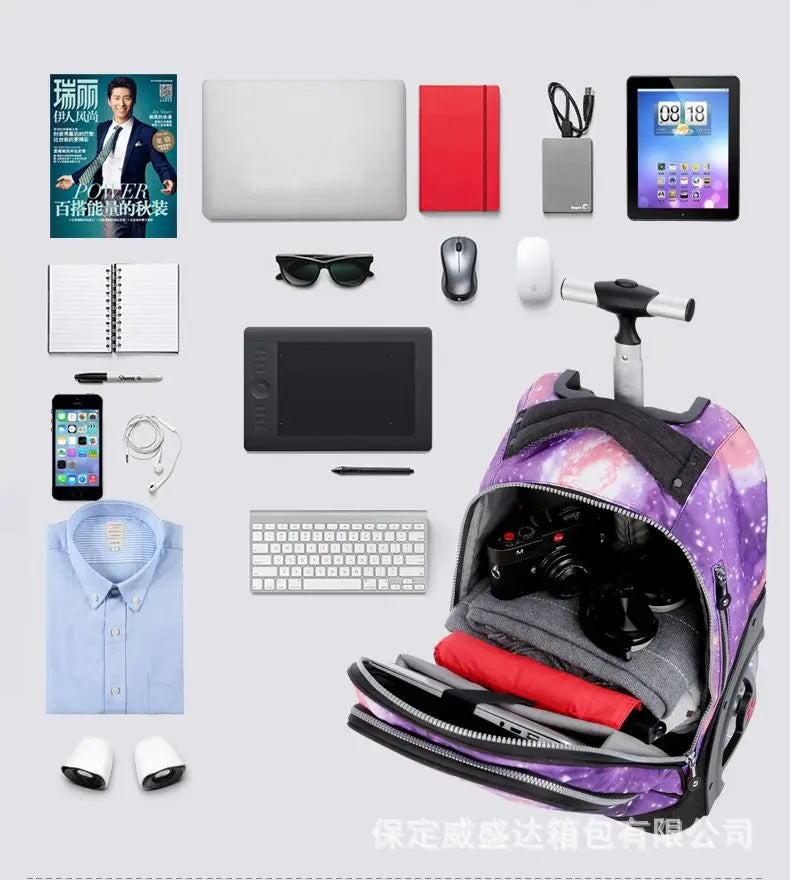 Top quality school rolling bags
