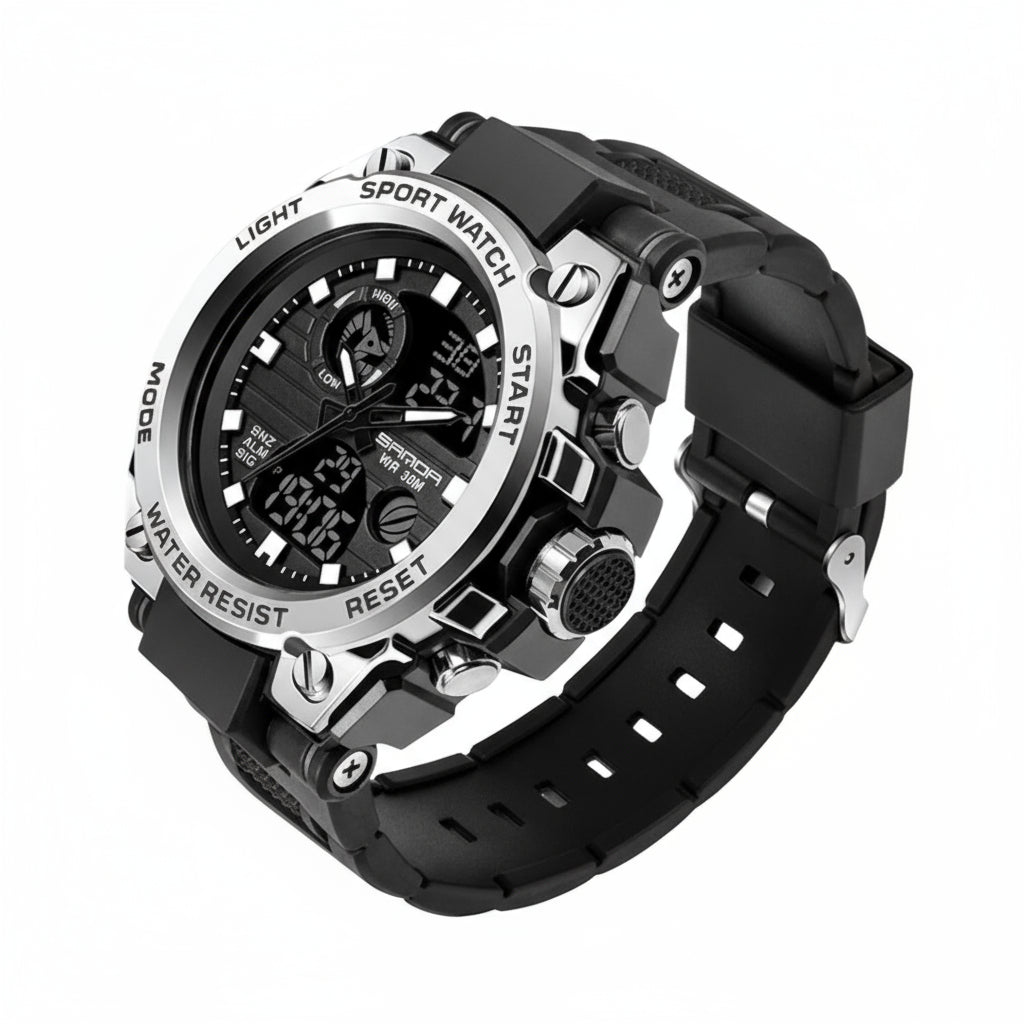 waterproof tactical watch for soldiers heavy-duty military-grade wristwatch
