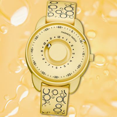 Bubbles yellow children's watch