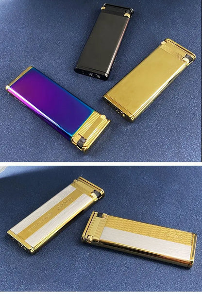 windproof butane torch lighter - Smoking Accessories - Mini Ultra Thin Butane Gas Lighter