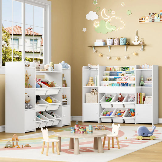 Children's bookshelf organizer