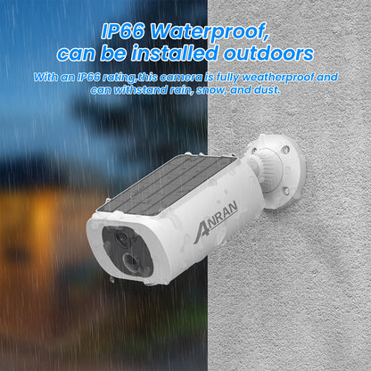 pan tilt solar camera kit - Security Cameras - Outdoor Wireless 3MP Solar Security Camera