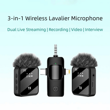wireless microphone for camera - Electronics - Wireless Lavalier Microphone