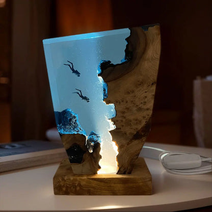 Resin table light