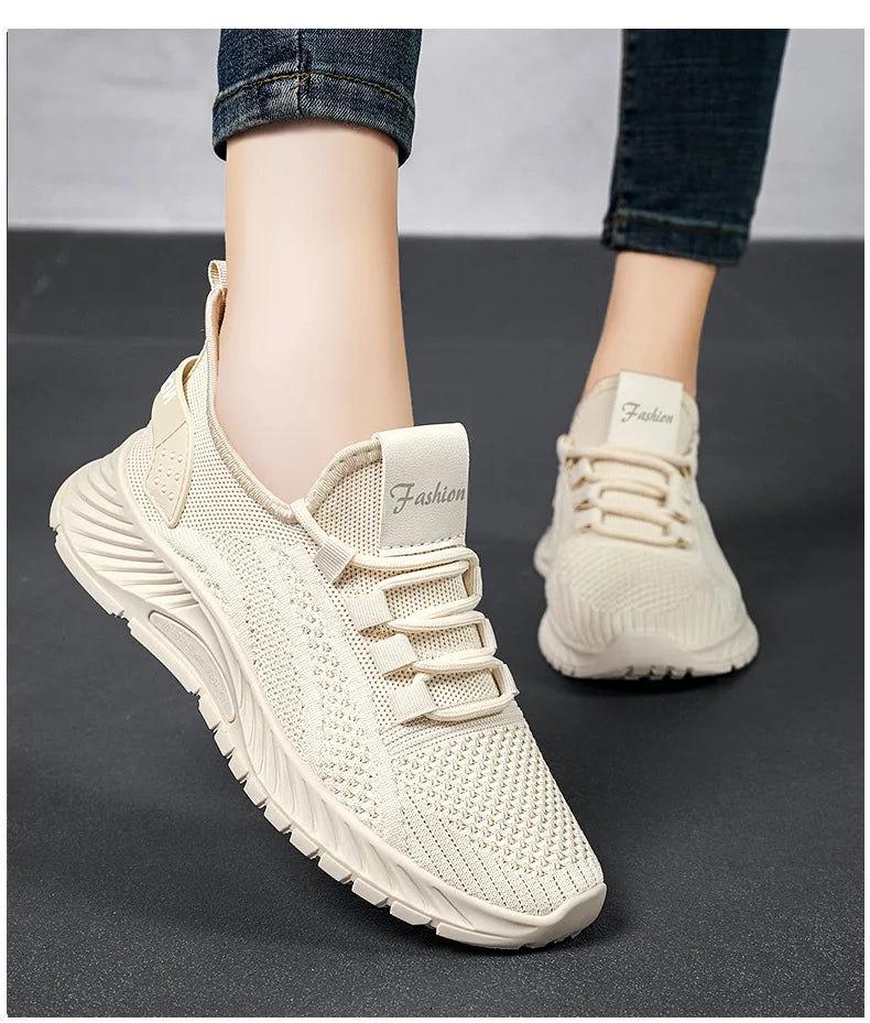 Breathable mesh sneakers
