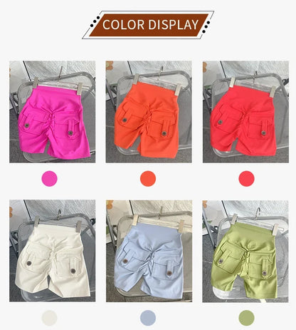 compression yoga shorts — low — 500 - Apparel - Yoga Shorts