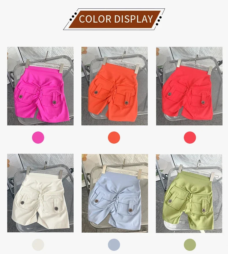 compression yoga shorts — low — 500 - Apparel - Yoga Shorts