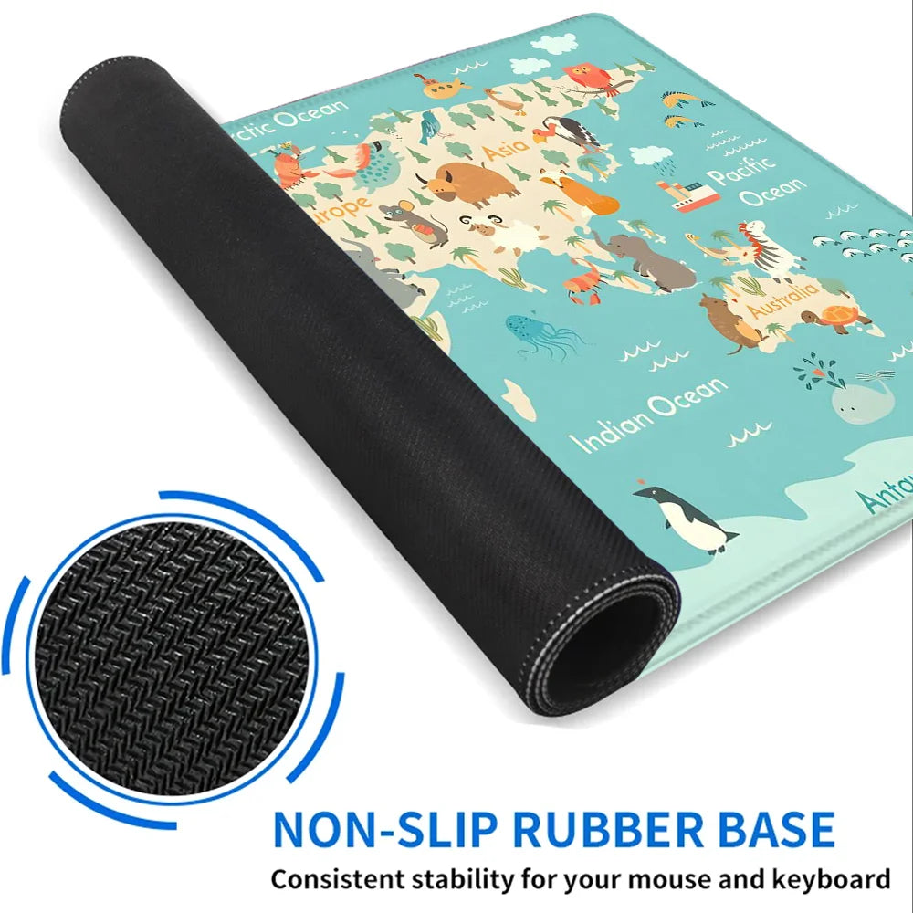 Stitched edge mouse pad