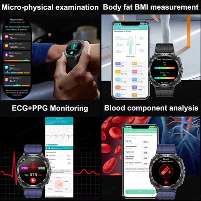 Smartwatch - Health Monitoring Smartwatch - blood pressure smartwatch timepiece