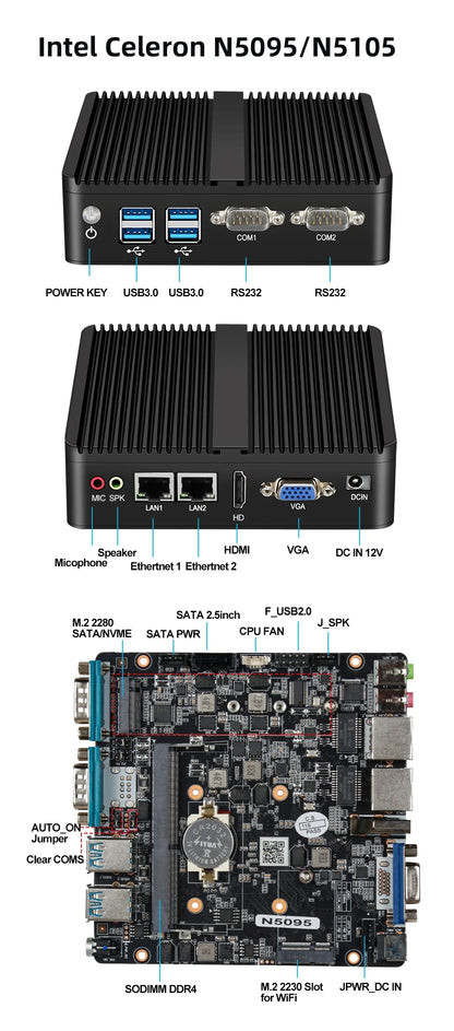 industrial mini pc price - Industrial Computer - Fanless Mini PC