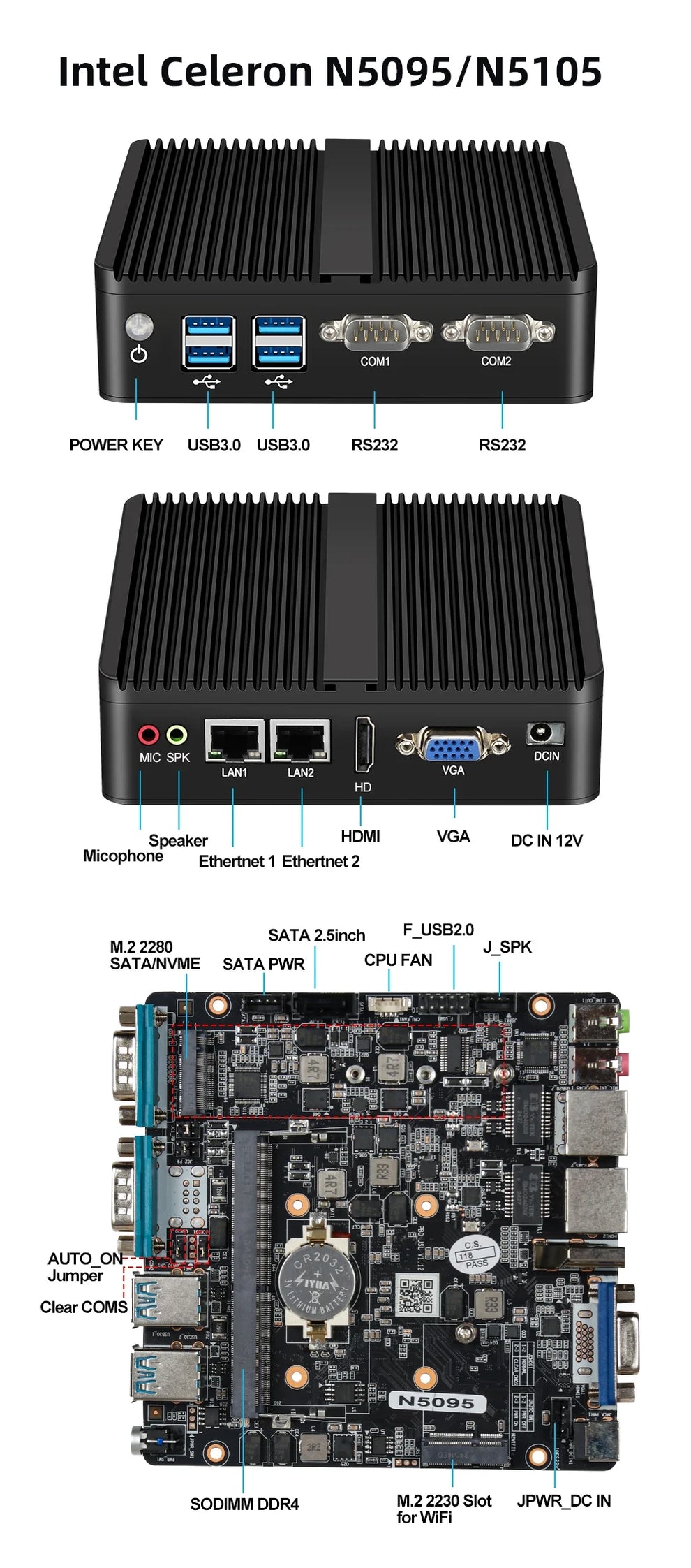 industrial mini pc price - Industrial Computer - Fanless Mini PC