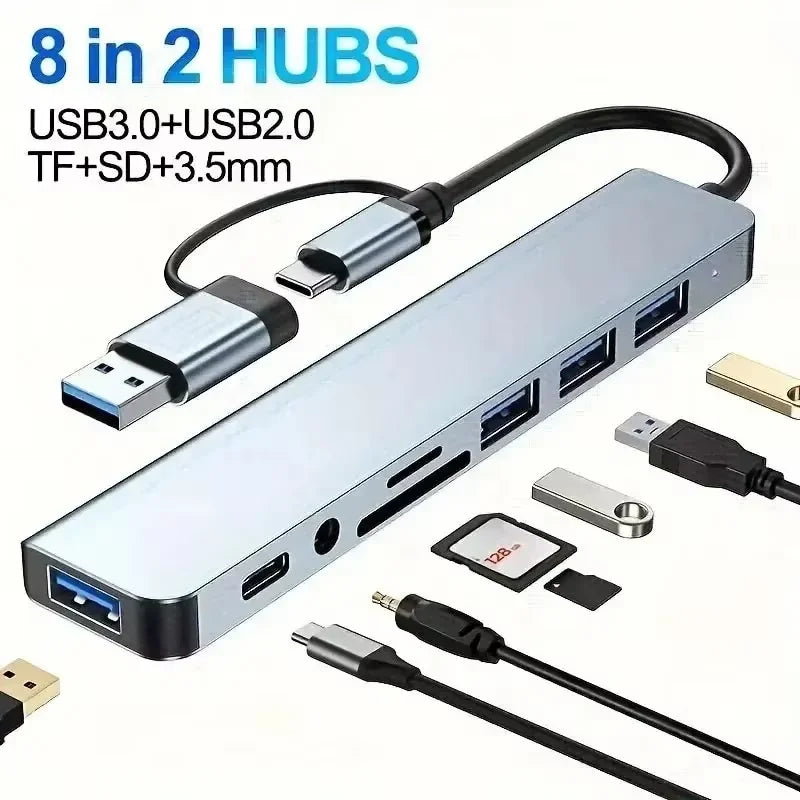 Usb c hub for fast data transfer and charging