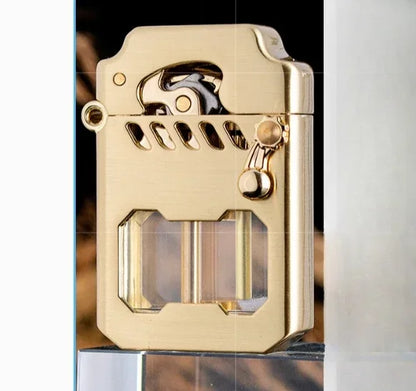 portable cigar ashtray with kerosene refillable lighter[4] - Lighters - Kerosene Lighter