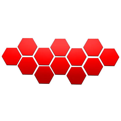mirrorsticker wall decor - Home Decor - 3D Hexagon Mirror Wall Sticker