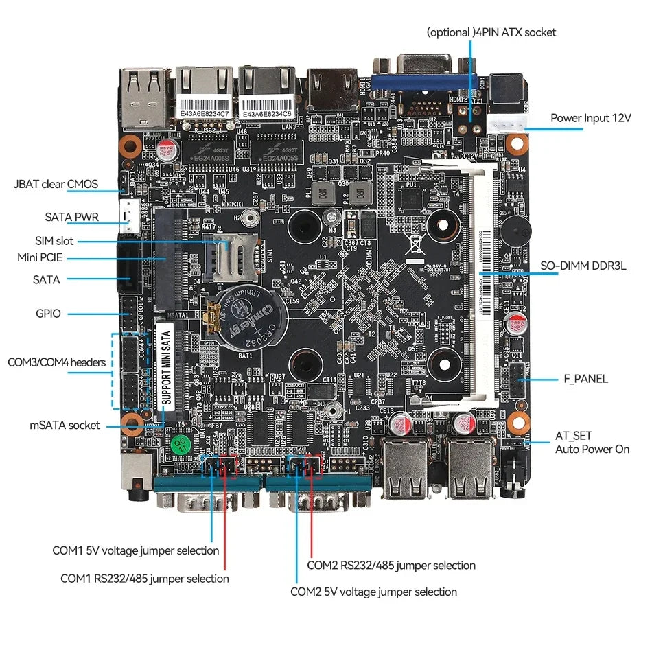 dual lan fanless mini pc - Industrial Computer - Fanless Mini PC