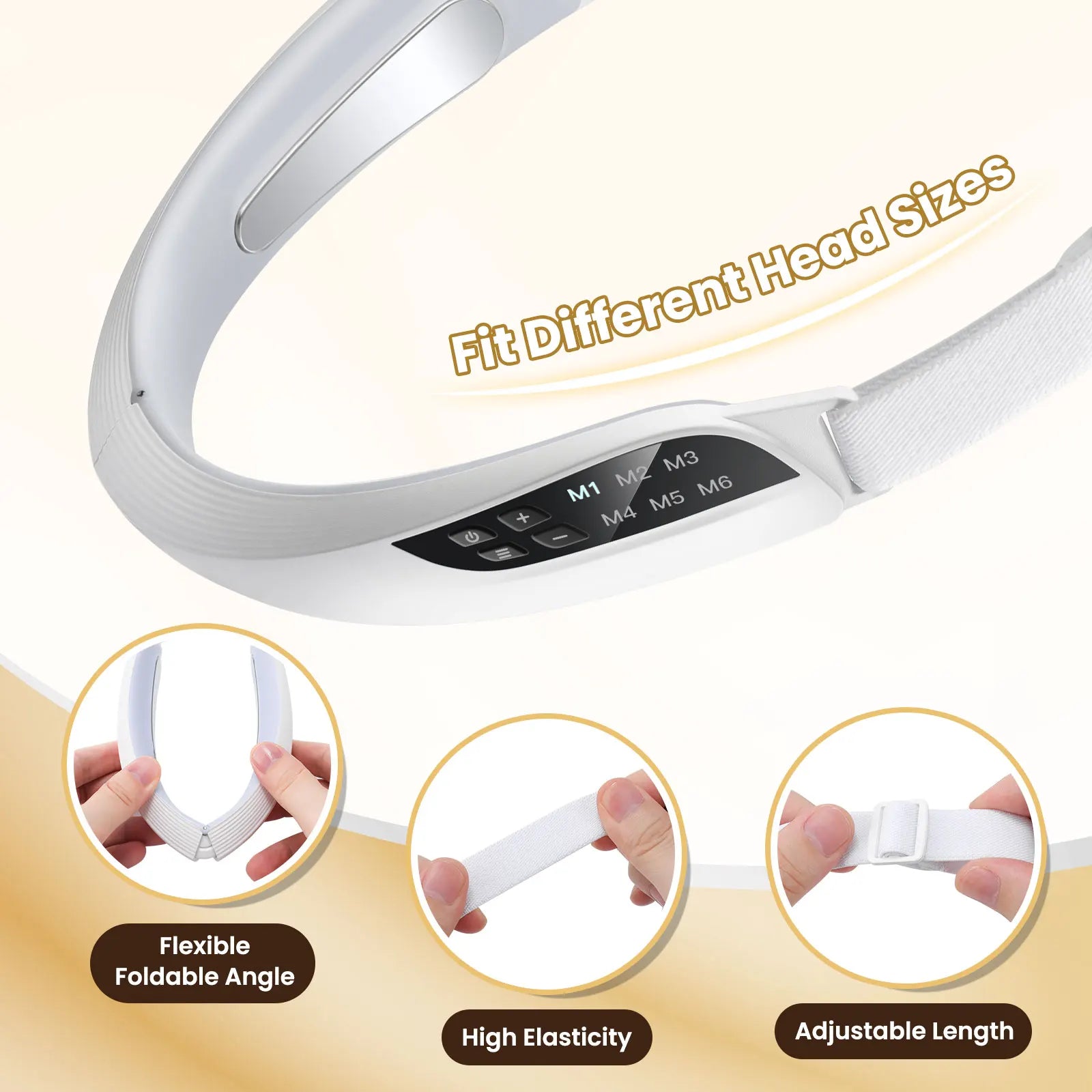 Electric v face lifting beauty device with 6 modes