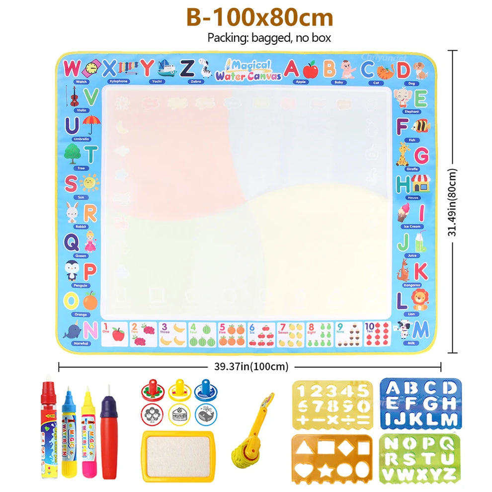 water doodle mat - Educational Toys - Magic Water Drawing Mat