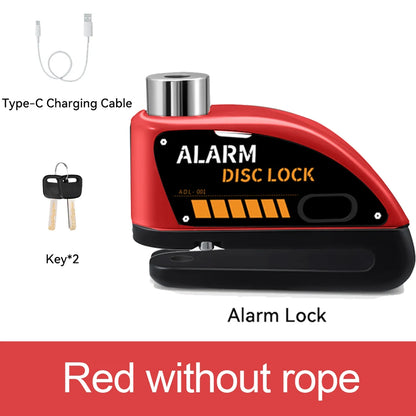 rechargeable padlock alarm - Motorcycle Accessories - Rechargeable Padlock Alarm for Motorcycle