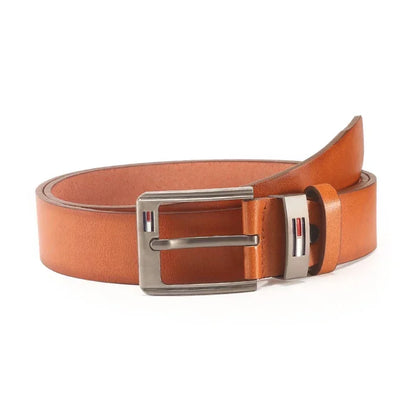Adjustable leather belt