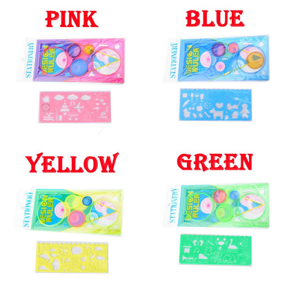 spirograph - Arts - Crafts - Geometry Spirograph Drawing Stencils Set