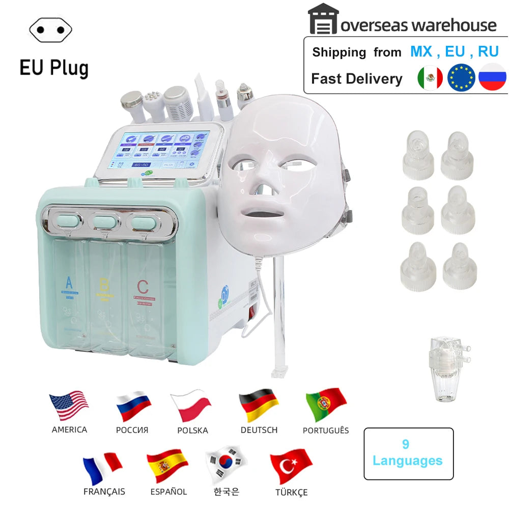 Skin scrubber machine for dead skin removal.