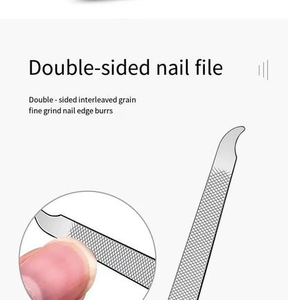 Rust-resistant stainless steel nail clipper set