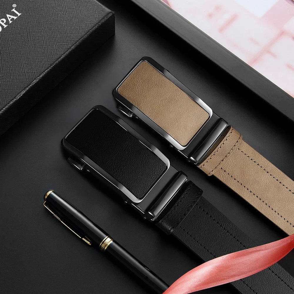 Automatic buckle business belt