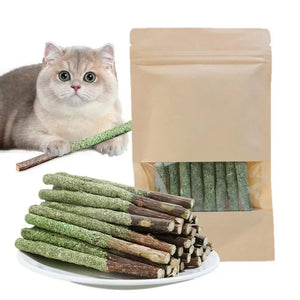 cat dental treats - Pet Supplies - Cat Grass Sticks