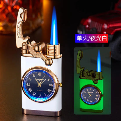 Smoking Accessories - Windproof Torch Lighter - butane torch lighter timepiece