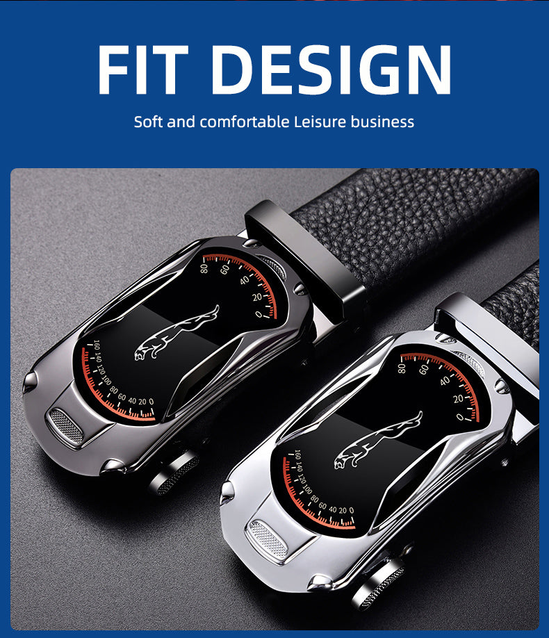 Extra-long leather belts for plus size men