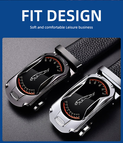 Extra-long leather belts for plus size men