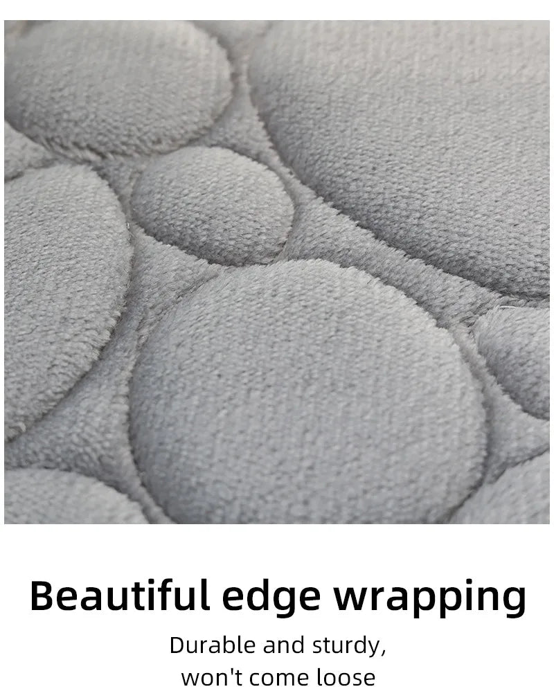 Modern style soft bathroom floor mats