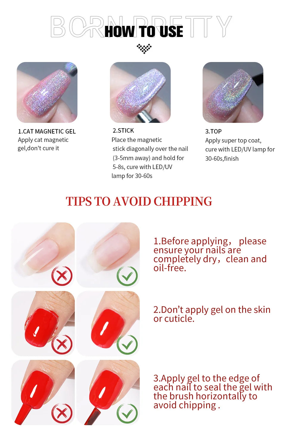 sheer magnetic gel - Beauty - Personal Care - Magnetic Gel Nail Polish