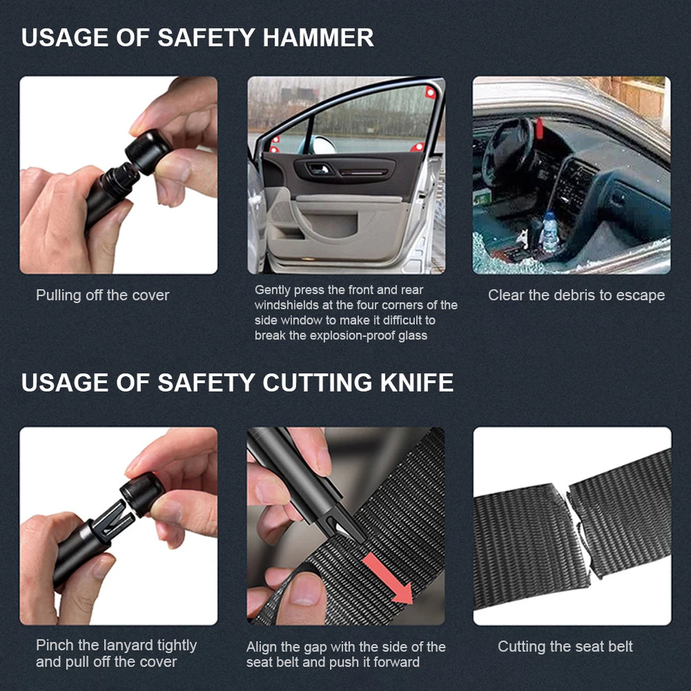 seat belt cutter - Automotive Accessories - Car Safety Hammer