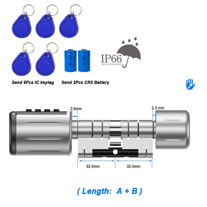 Smart lock with fingerprint sensor