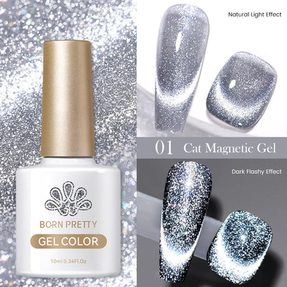 Magnetic gel nail polish