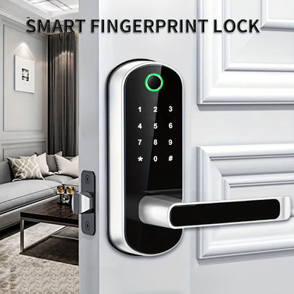 Keyless fingerprint door lock